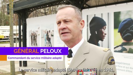 Exposition sur le Service militaire adapté au Jardin du Luxembourg