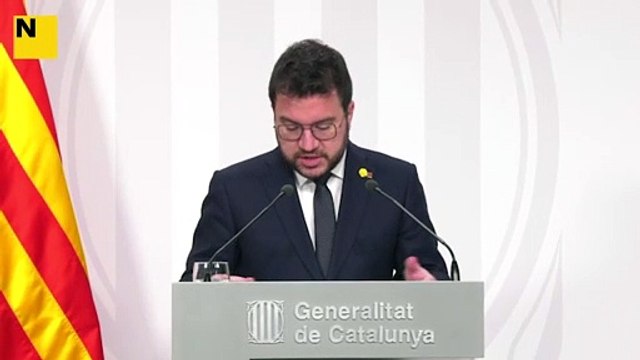El president Pere Aragonès admet que les restriccions són dures però demana que s'apliquin a tot l'Estat i anuncia paquets d'ajudes , i exigeix el fons covid per al 2022