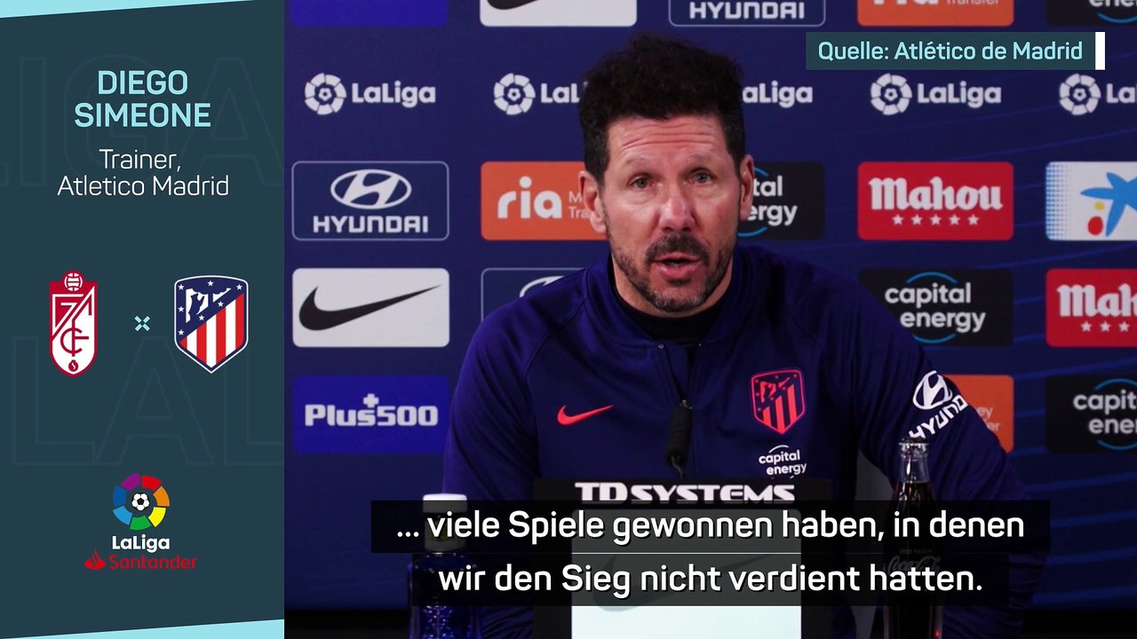 Simeone: “Wenn ich etwas habe, dann Geduld”