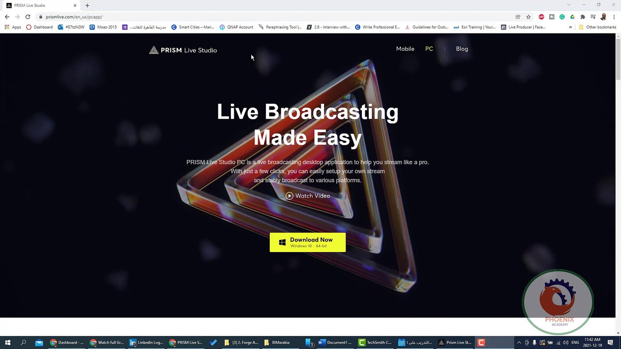 prismlive  كيف تبث الفيدوهات على اكثر من موقع