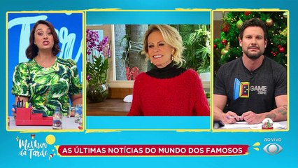 Na legenda, a apresentadora escreveu: "Parem um pouco para olhar para essas duas fofuras".