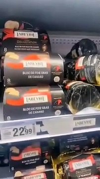 Un antivol est placé seulement sur le foie gras halal dans un Carrefour !