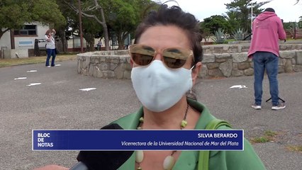 Visita de autoridades de la UNMdP al predio del Faro