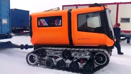 La Venturi Antarctica, premier engin électrique d'exploration polaire