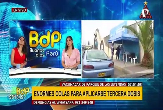 Vacuna de refuerzo: largas colas se reportan en vacunacar de Parque de Las Leyendas