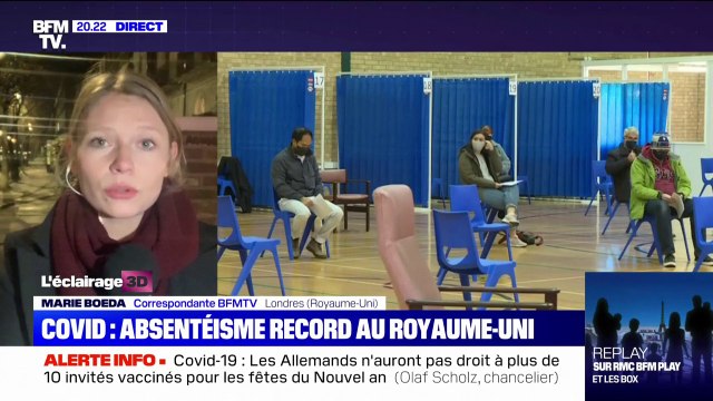 Variant Omicron: absentéisme record au Royaume-Uni