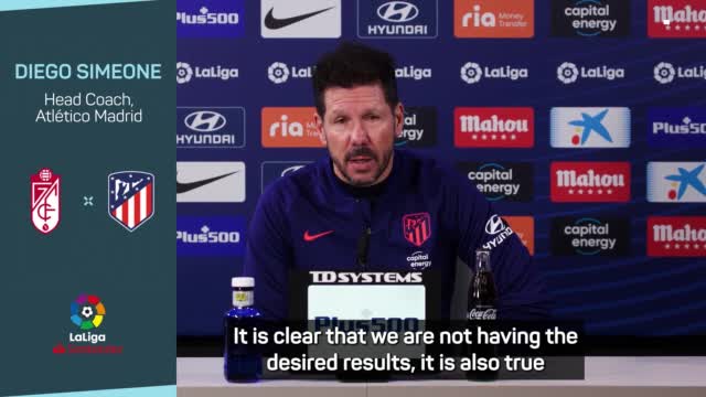 Simeone has the patience for Atletico to improve after poor run