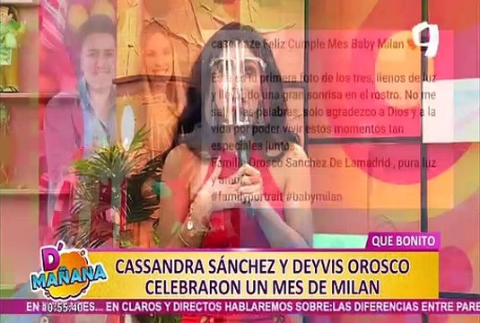 Picantitas del Espectáculo: Deyvis Orosco y Cassandra Sánchez celebran primer mes de Milán