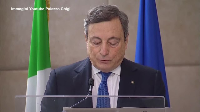 Covid, Draghi: Anni molto difficili, ma l'Italia ha saputo reagire