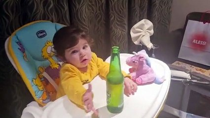 Baby Chooses Beer Instead of Toy