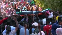 شاهد: تشييع حاشد لمتظاهر سوداني توفي إثر إصابته خلال المظاهرات الأخيرة