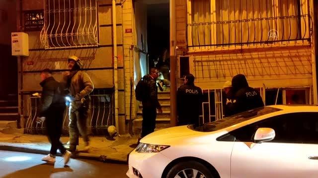Şişli'de bir binada çıkan yangın söndürüldü