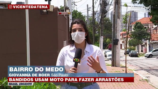 Bandidos usam moto para fazer arrastões e agridem moradores.