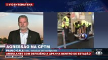 O Secretário de Transportes de SP conversou ao vivo no Brasil Urgente com Vicente Datena sobre agressão que aconteceu numa estação da CPTM. #BrasilUrgente