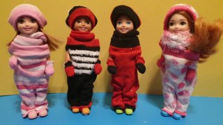 DIY Doll Winter Jumpsuit from a Sock - How to make Doll Jumpsuit - Doll Winter Clothes DIY