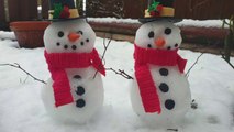 DIY Snowman Decoration - How to make Snowman Hat and Accessories - Snowman Polymer Clay DIY