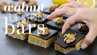 Walnut Lemon Bars Recipe