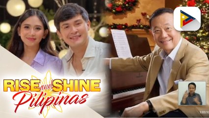 TALK BIZ | Sarah Geronimo at Matteo Guidicelli, masayang nakasama si Jose Mari Chan sa kanilang online Christmas concert na "Christmas with the Gs"