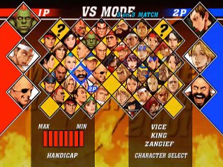 Capcom vs. SNK 2: Mark of the Millennium online multiplayer - ps2