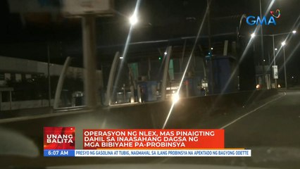 Operasyon ng NLEX, mas pinaigting dahil sa inaasahang dagsa ng mga bibiyahe pa-probinsya | UB