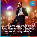 Marc Anthony causa polémica por extraños gestos durante uno de sus conciertos