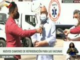 Organización Panamericana de la Salud dona a Venezuela 4 camiones de refrigeración para vacunas