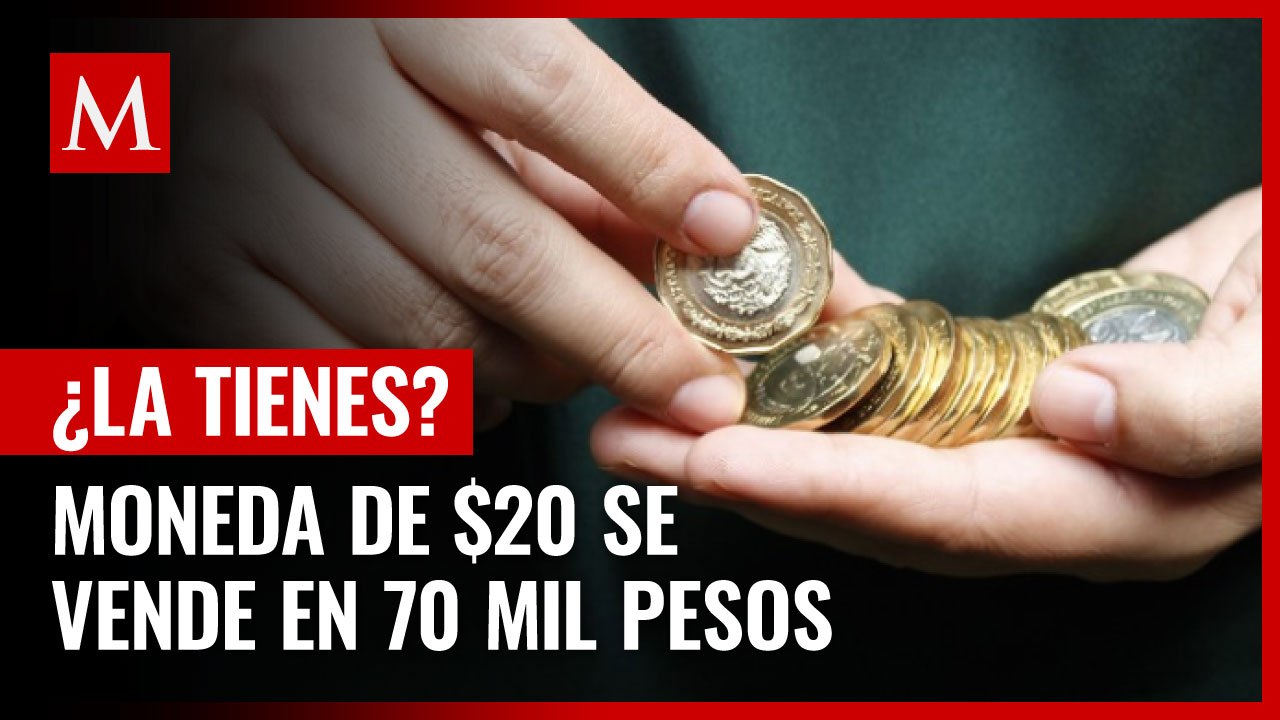Moneda de $20 del Bicentenario de la Independencia se vende en 70 mil pesos