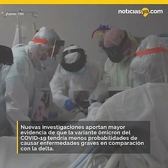 Ómicron podría causar menos daños a los pulmones