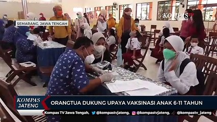 Orangtua Dukung Upaya Vaksinasi Anak 6-11 Tahun