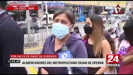 Alimentadores del Metropolitano dejan de operar debido a incumplimiento de pago
