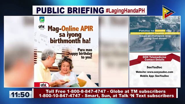 GSIS pensioners, puwedeng makipag-transaksiyon online sa pamamagitan ng digital platforms ng GSIS