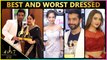 Best And Worst Dressed TV Celebrities At International Iconic Awards 2021 | Sharad, Anusha & Others