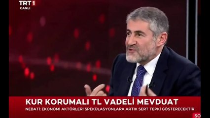 Bakan Nebati: Gözlerime bakar mısınız?