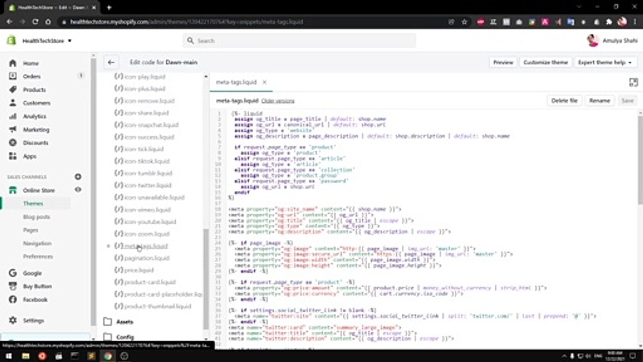 How to Add Meta Keywords To Shopify Store Home Page