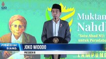 Presiden Jokowi Resmikan Pembukaan Muktamar ke-34 NU, Lampung Tengah