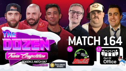 Strong Trivia Teams Try To Avoid Being On Bubble (The Dozen, Match 164)