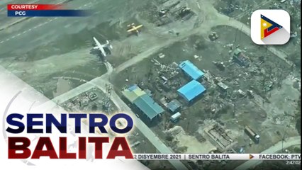 Mga bahay at imprastraktura sa Pag-asa island, halos maubos dahil sa bagyong Odette; Evacuation center sa Pag-asa island, maswerteng hindi napuruhan ng bagyo