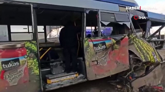 Son Dakika Ankara Sincan'da halk otobüsü kaza yaptı! Yaralılar var