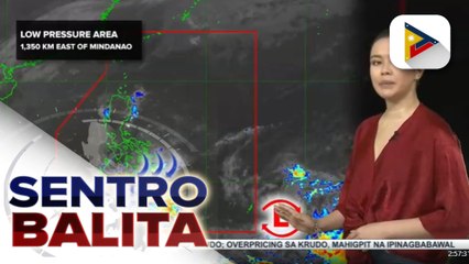 PTV INFOWEATHER:  Binabantayang LPA, patuloy na lumalapit sa PAR; Naturang LPA, maliit na ang tsansa na maging bagyo pero maaaring lumapit sa Mindanao bago mag-Bagong Taon