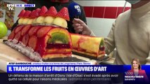 Ce pâtissier propose pour Noël une bûche 100% fruits