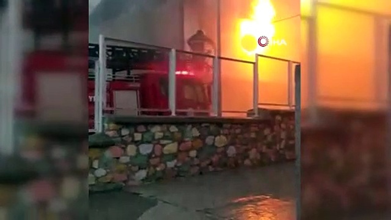 Tokat’ta ahşap evde korkutan yangın