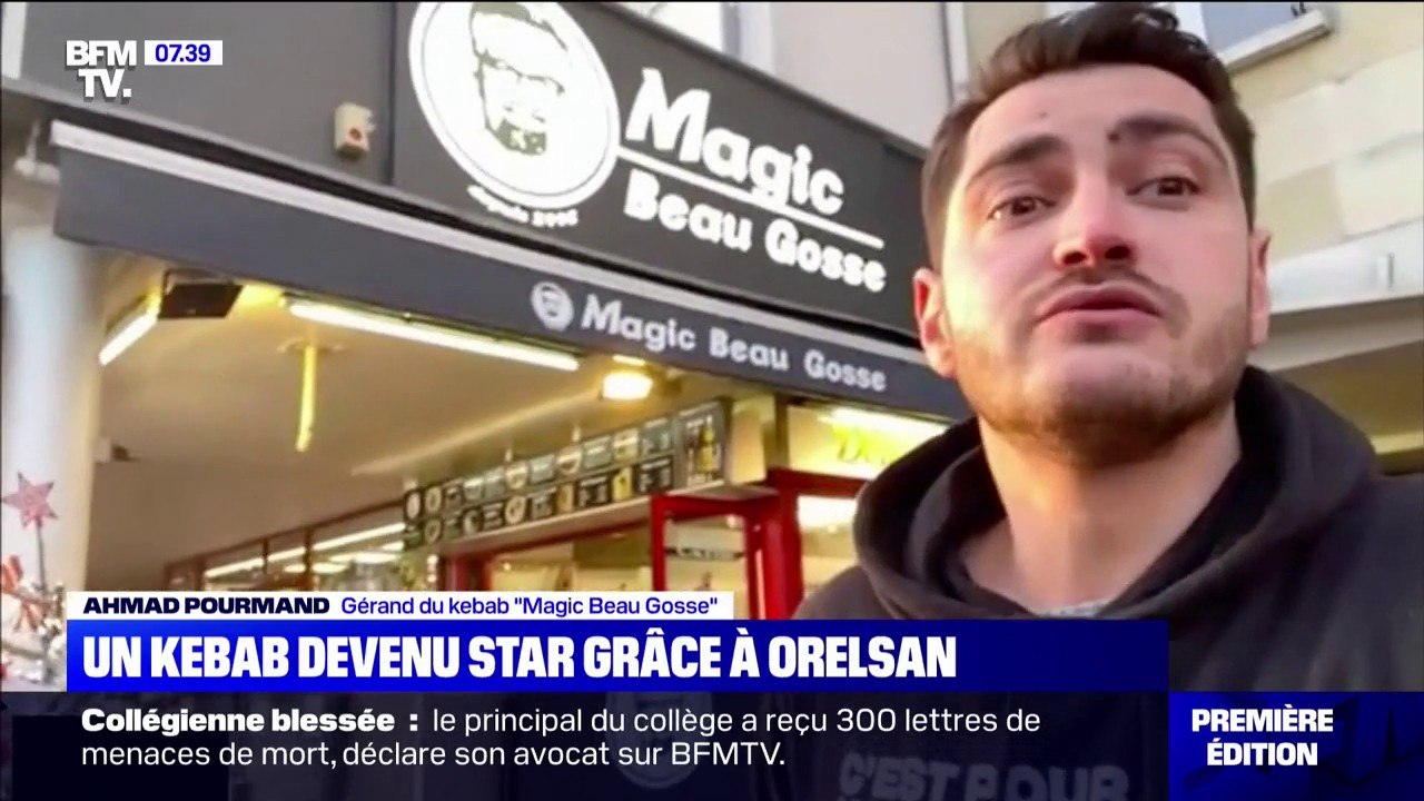 Le kebab "Magic Beau Gosse" de Caen connaît un énorme succès grâce à un nouveau tube d'Orelsan