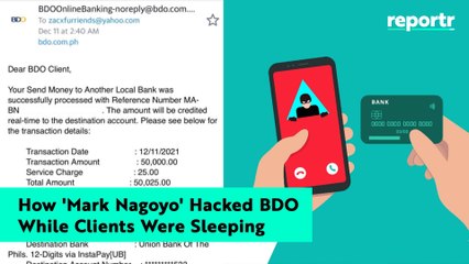 How Did 'Mark Nagoyo' Hack BDO?