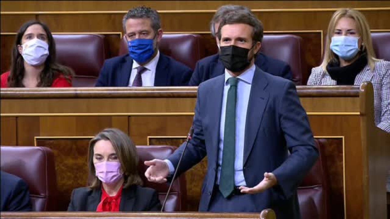 Casado a Sánchez: "Deje de jugar a la lotería con el futuro de los españoles"