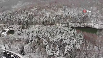 Beyaza bürünen Sarıyer böyle görüntülendi
