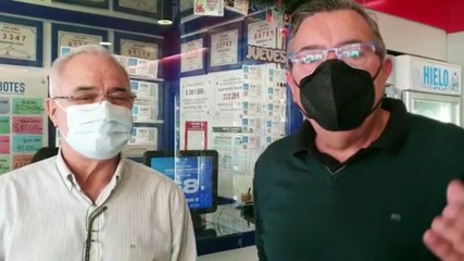 92052, primer quinto premio de la Lotería de Navidad, cae en la Chasnera