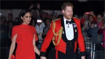 FEMME ACTUELLE - Meghan Markle incendiaire dans une longue robe rouge à quelques jours de son départ pour le Canada