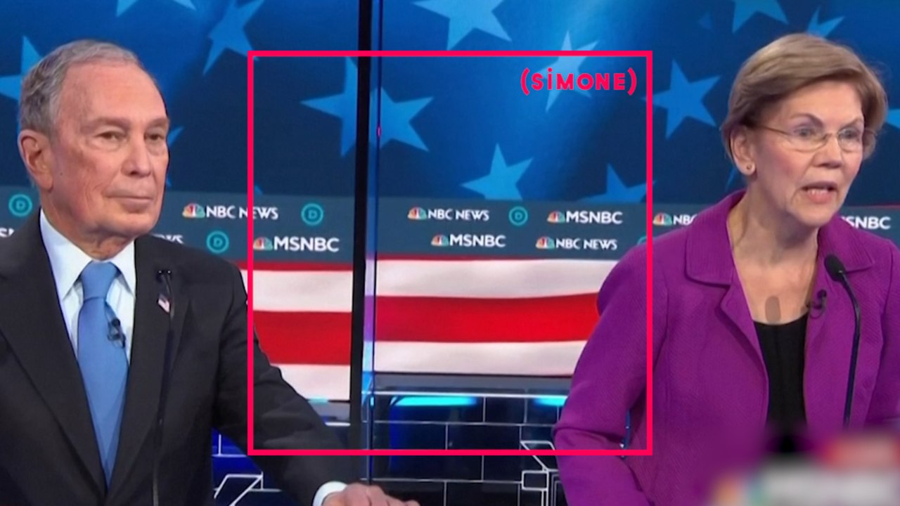 SIMONE : Elizabeth Warren attaque le milliardaire Michael Bloomberg !