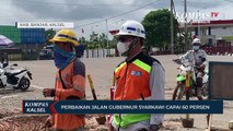 Baru Capai 60 %, Perbaikan Jalan Gubernur Syarkawi Terkendala Curah Hujan Tinggi