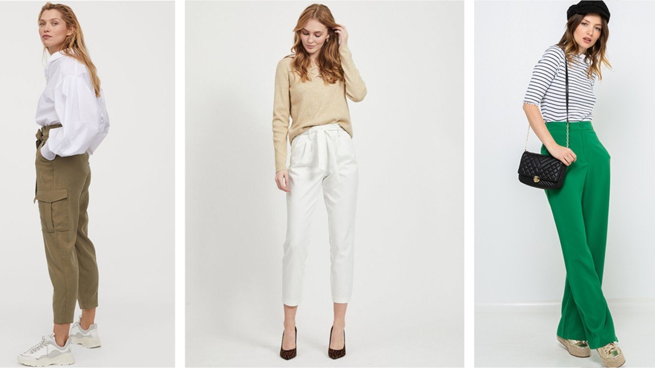 Pantalons taille haute : 15 modèles élégants qui changent du jean